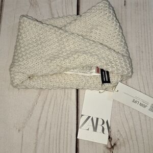 Zara Kids Accessories Cable Knit Neck Warmer Scarf Headband
